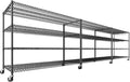 PrimeZone 60" W x 24" D x 76" H Heavy Duty Wire Storage Shelves by PrimeZone