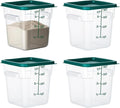 4 Pack Food Storage Containers by BIEAMA