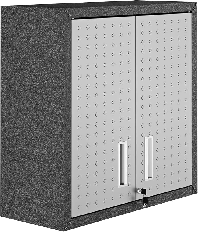 Manhattan Comfort Fortress Floating Storage Cabinet, Modern Stainless-Steel by ManhattanComfort