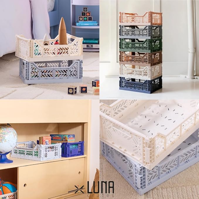 Collapsible Storage Box, Foldable Crate Organizer Bin - Image 7