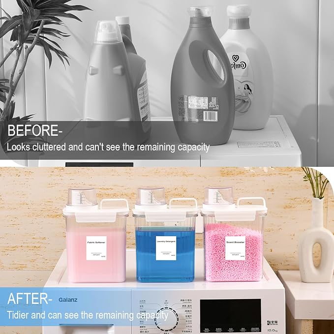 Liquid Laundry Detergent Dispenser 64OZ, Laundry Soap Dispenser, Laundry Room - Image 3