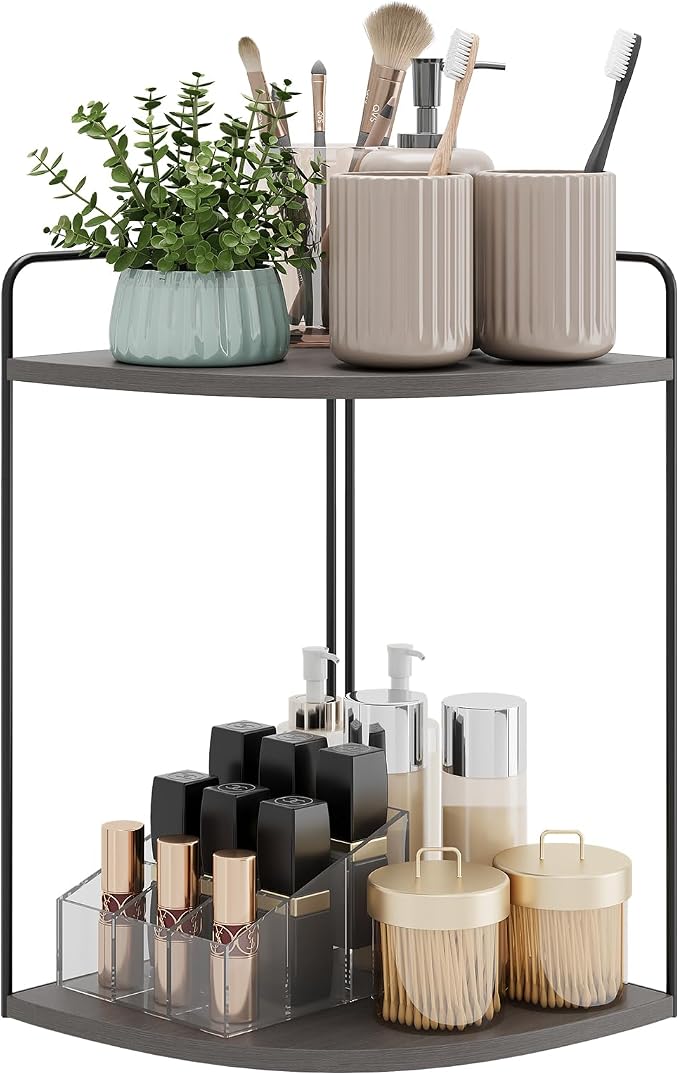 Bathroom Counter Organizer, Countertop Organizer, Vanity Organizers, Bathroom by ForestAngle