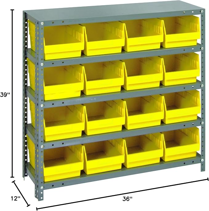 Quantum Storage Systems 1239-207YL Store More Steel Shelving Unit - Image 2