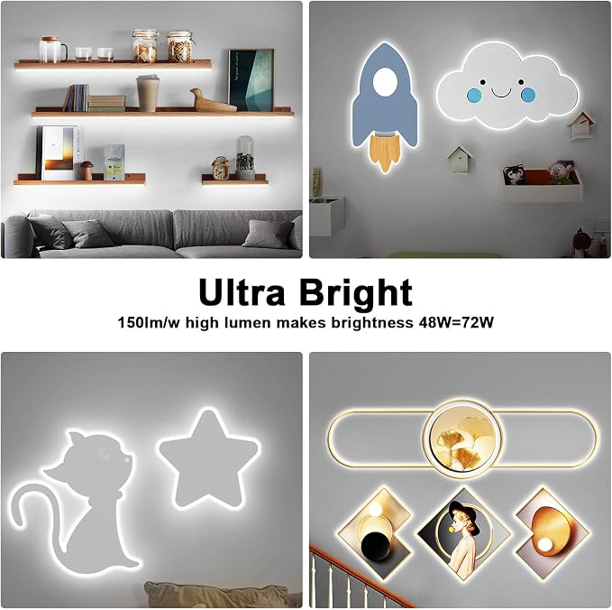 32.8ft 6500K White COB Led Strip Light - Image 3