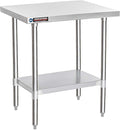 DuraSteel 30x24 Small Stainless Kitchen Island by DuraSteel