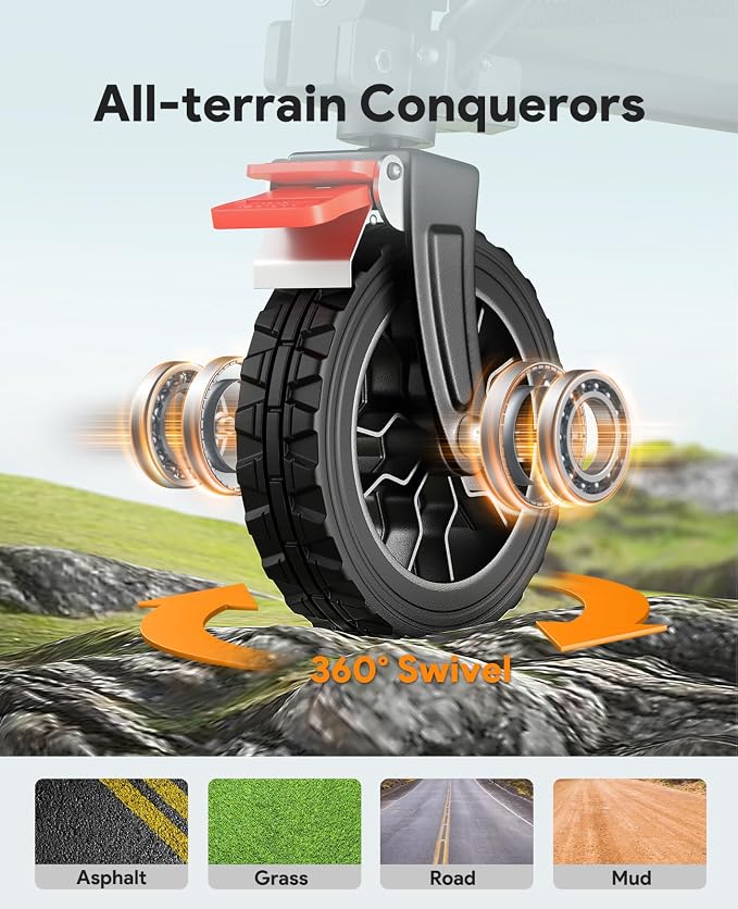Wagon Carts Foldable, 180L Collapsible Foldable Wagon - Image 6
