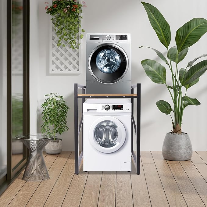 Over The Washer and Dryer Storage Shelf, Height Adjustable Washer Dryer - Image 2