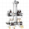 REINHARDT Adjustable Shower Caddy Hanging Split Shower Caddy by REINHARDT