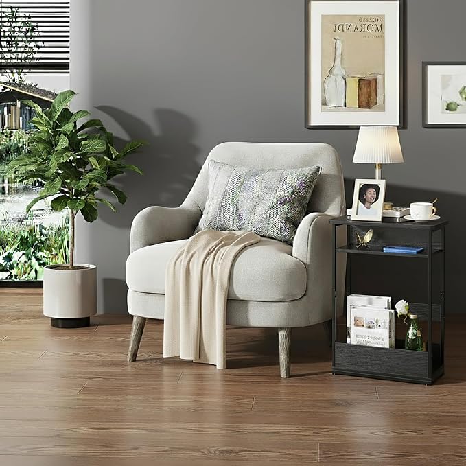 Narrow Side Table, 3-Tier Slim End Table - Image 9