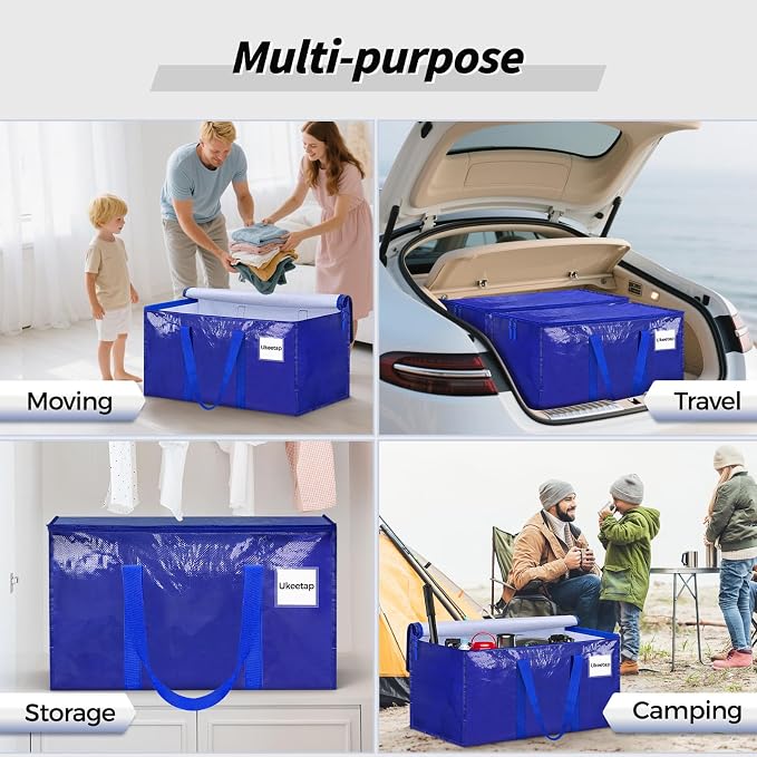 16 Pack Extra Large Heavy Duty Moving Bags, Reinforced Handles & Heavy-Duty - Image 6