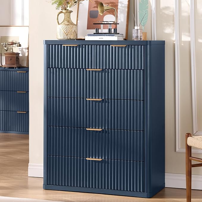 LEYAOYAO Fluted 6 Drawers Dresser by LEYAOYAO-Findtheshiningpointofyourideallife%EF%BC%81
