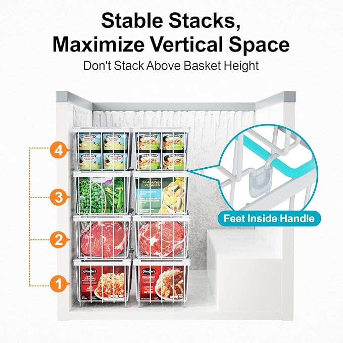 iSPECLE Chest Freezer Organizer Bins - Image 6