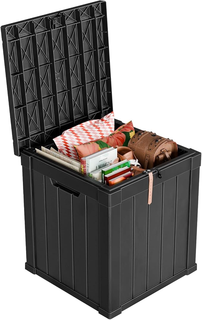 DRATO 50 Gallon Deck Box, Outdoor Storage Box by DRATOprovidesawarmandcozy