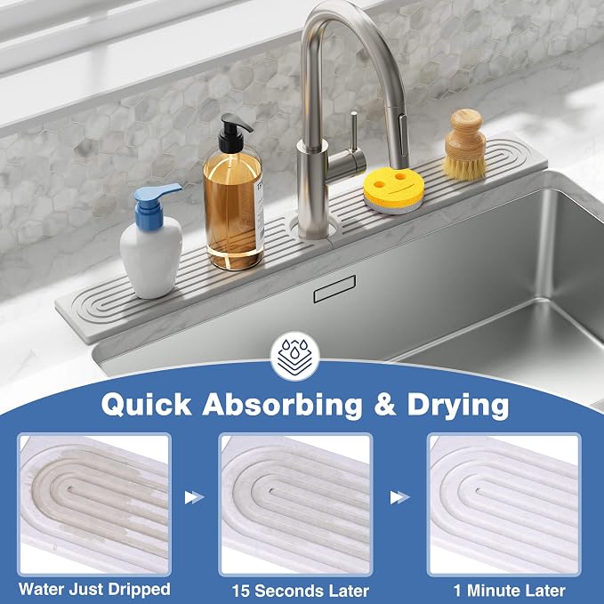 DK177 Faucet Mat for Kitchen Sink - Image 4