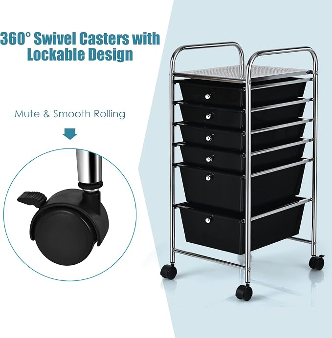 Giantex Rolling Storage Cart - Image 5