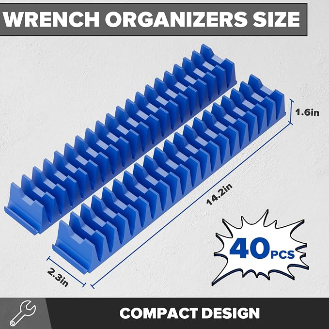 40PCS Modular Wrench Organizer Wrench Holder - Image 3