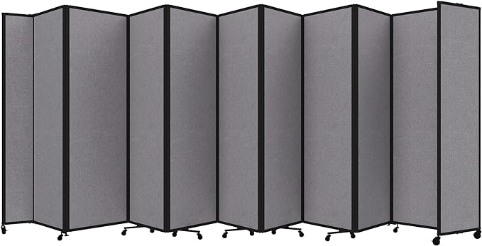Versare Room Divider 360 Portable Wall Partition | Folding Panels | Large by VERSARE