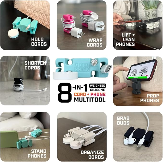 CordBrick 4pk Weighted Cord Holder - Image 5