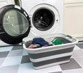 SAMMART Collapsible Plastic Laundry Basket by SAMMART