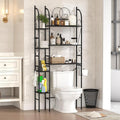 7-Tier Over the Toilet Storage Rack, Heavy-Duty Metal Bathroom Organizer by vividwood