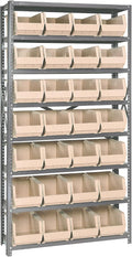 Quantum Storage Systems QSBU-240IV Giant Open Hopper Steel Shelving System by QuantumStorageSystems