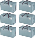 VENO 6 Pack Moving Bags and Large Christmas Decoration Storage Bins by Veno