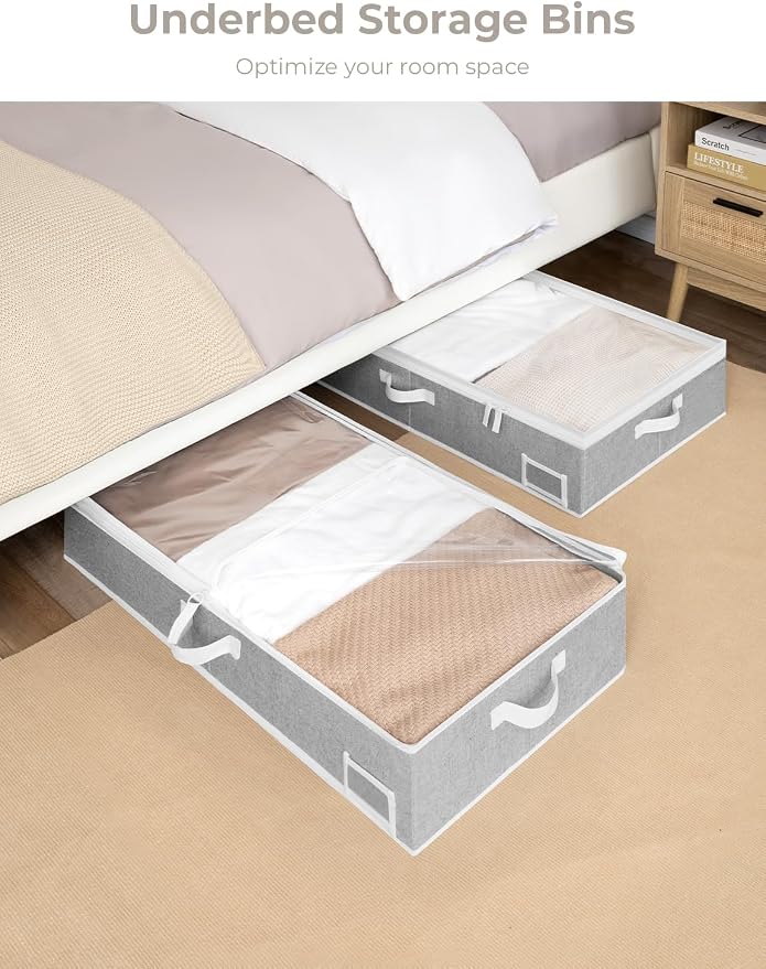 StorageWorks Large Under Bed Storage Containers - Image 5