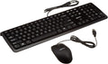 Amazon Basics Wired Keyboard and Mouse Bundle, Full-Sized, QWERTY Layout by AmazonBasics