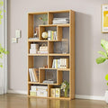 Expandable Bookcase with Adjustable Width, Wooden Room Divider Bookshelf by Unknown