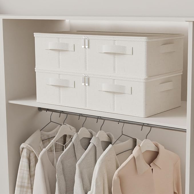 Underbed Storage Container, Foldable Under Bed Bins, Wardrobe Organisers - Image 3