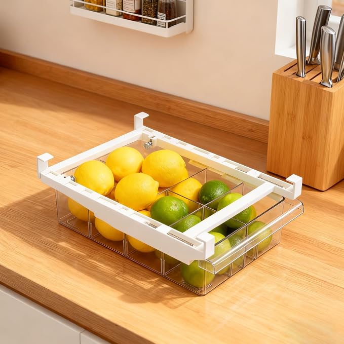 Fridge Drawer Organizer, Refrigerator Organizer Bins, Pull Out - Image 8