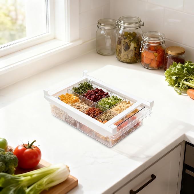 Fridge Drawer Organizer, Refrigerator Organizer Bins, Pull Out - Image 6