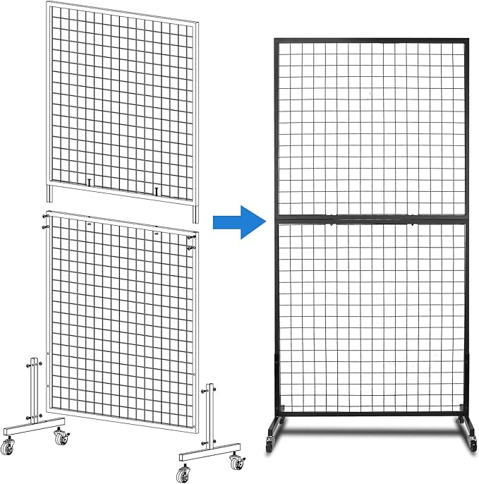 3'x 6' Gridwall Panel Display Stand - Image 5