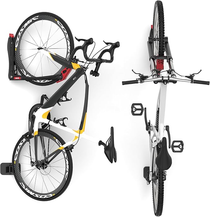 TORACK BIKEPAL No Lift Swivel Bike Rack, Space Saving Vertical Wall Mount Bike - Image 9