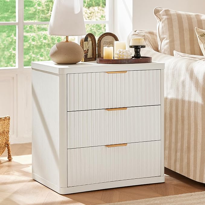 LEYAOYAO 23" Wide Fluted Night Stand - Image 4