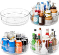 Yieach 4 Pack 12" W Clear Acrylic Lazy Susan Turntable by Yieach