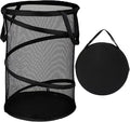 BATTOO Black X-Large Collapsible Laundry Basket Foldable Mesh Pop Up Hamper by BATTOO