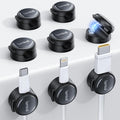 8Pack Magnetic Cord Organizer Cable Clips by Lamicall