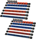 Socket Organizer Drive ABS Tools-Socket Holder, 3/8-Inch x 60 Clips, 1/2-Inch x by Reniteco