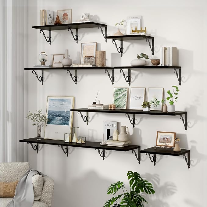 Deep Floating Shelves for Wall, 12 Inch Deep Floating Shelf - Image 6