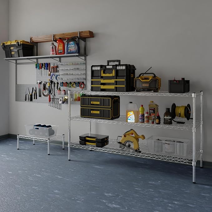 21" Deep x 60" Wide x 34" Height Wire Shelving Kit | 3-Tier | NSF Commercial - Image 5