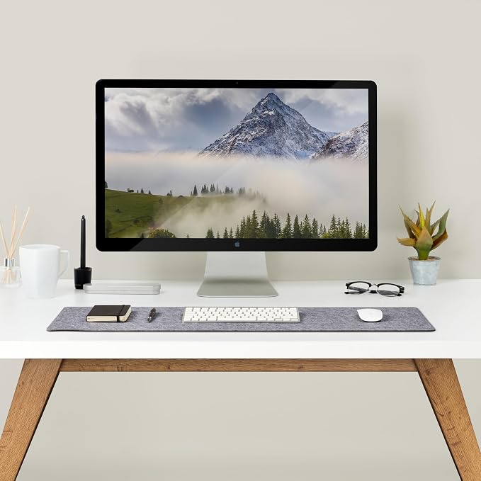Premium Felt Desk Mat | Medium 12" x 36" | Multifunctional Desk Pad - Image 3