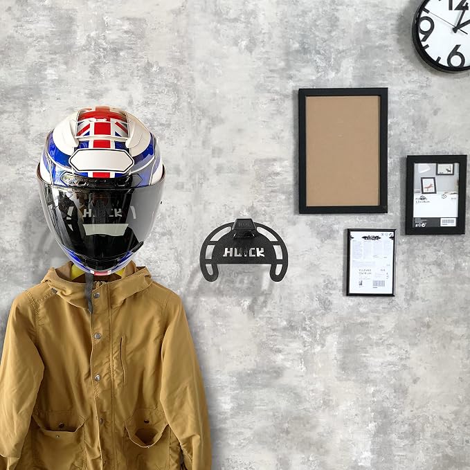 HUCK Helmet Stand Garage Organizer Wall Mount Rack - Image 3