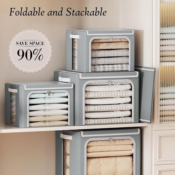 Yecaye Clothes Storage Bins - Image 4