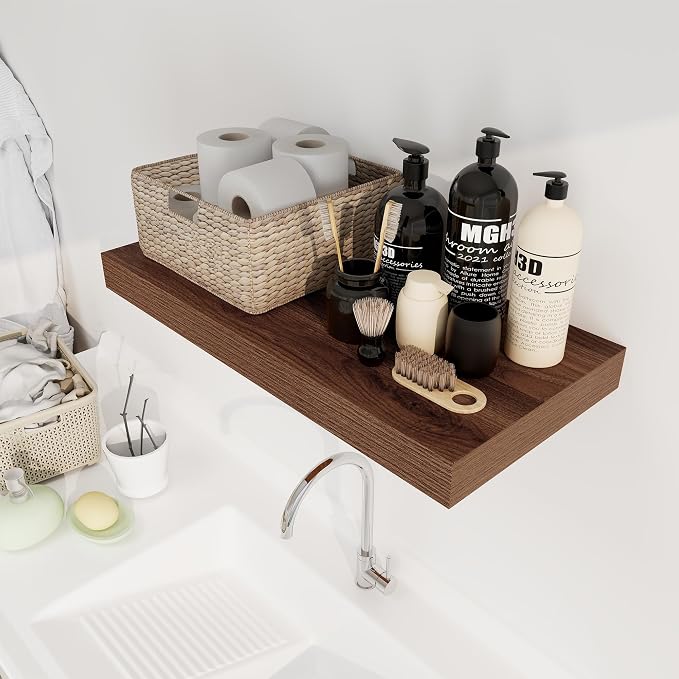 12 Inch Deep Floating Shelves, 24 x 12 Floating Shelf - Image 2
