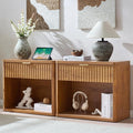 LEYAOYAO 31" Wide Fluted Nightstand Set of 2 by LEYAOYAO-Findtheshiningpointofyourideallife%EF%BC%81