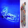 Light Up Skateboard Wall Mount, Acrylic Skateboard Rack by CoolGiftMart