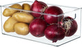 Hudgan 2 Pack Straight Sides Stackable Pantry Organizer Bins by HUDGAN