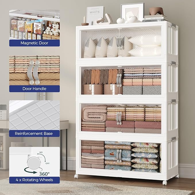 960QT Extra Large Stackable Storage Bins - Image 6