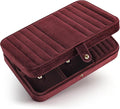 VELORIA Jewelry Box, Premium Velvet Travel Jewelry Organizers And Storage by VeloriaOfficial